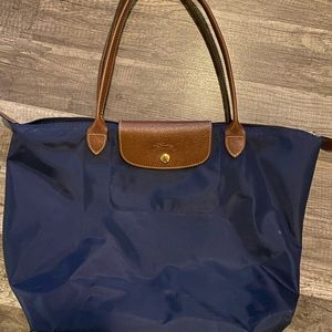 Long Champ Paris Navy Blue Bag